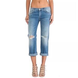 Mother The Pretender Crop & Roll Jeans - Wild Thing Size 27 554T